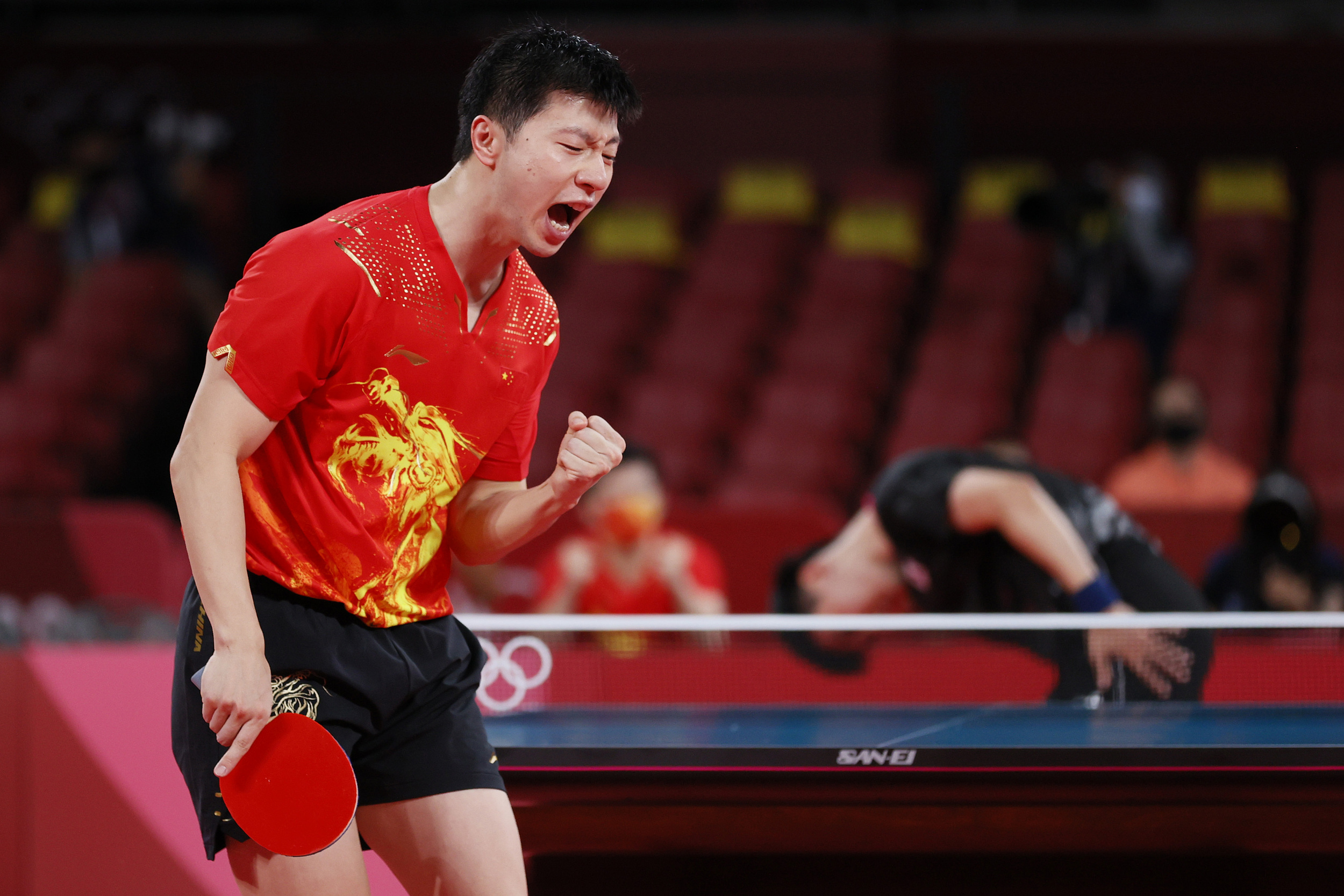 韩国队鏖战德国队，马龙带队取胜